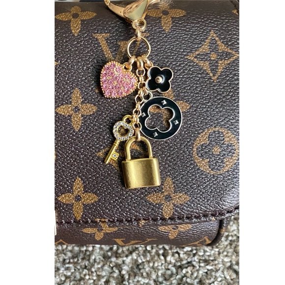 Rhinestone designer purse charm - Picture 3 of 4
